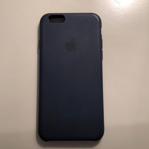 Apple Navy Blue Silicone Iphone 6/6s Phone Case
